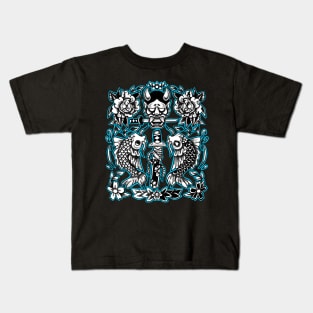 Koi Blue Kids T-Shirt